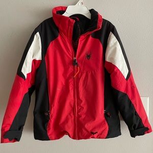 Boys size 12 spider ski jacket!